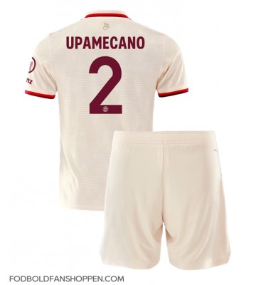 Bayern Munich Dayot Upamecano #2 Tredjetrøje Børn 2024-25 Kortærmet (+ Korte bukser)